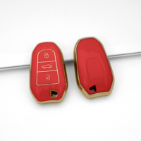 Étui de protection pour clé de voiture intelligente en TPU souple DM pour Peugeot 308 408 508 2008 3008 4008 5008 Citroën C4 C4L C6 C3-XR Picasso DS3 DS4 DS5