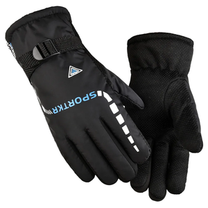 Venta al por mayor de guantes de deportes de invierno con logotipo personalizado a prueba de viento y guantes impermeables de poliéster para esquí y snowboard gran oferta con logotipo personalizado - Product Image 1