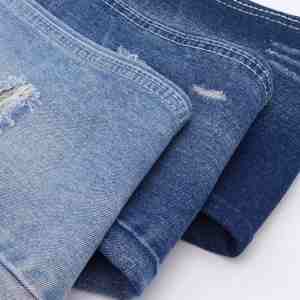 Nhà Máy Trực Tiếp 14Oz Vải Vải Denim Vải 75% Cotton 25% Poly Unisex Thân Thiện Với Môi Không Căng Màu Xanh Dệt Cho Bọc Ngành Công Nghiệp - Product Image 5