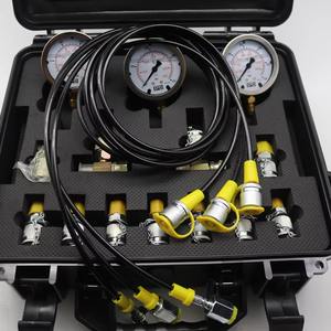ชุดทดสอบแรงดันไฮดรอลิกคุณภาพสูง ชุดเกจวัดแรงดันไฮดรอลิก เกจวัดแรงดันสำหรับรถขุด - Product Image 1