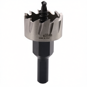 Scie cloche HSS Ttake 38 mm fabriquée en Italie pour le perçage du métal et du bois - Product Image 2