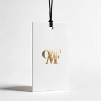 Étiquettes de luxe pour montres, bijoux et accessoires haut de gamme avec œillets métalliques et cordon de qualité supérieure