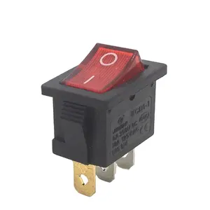 Kcd1 SPST выключатель питания 6A 250V 10A 125V leci rs601a ВКЛ-ВЫКЛ кулисный переключатель со светом