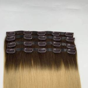Extensiones de Cabello Natural Virgen de Alta Calidad de Fábrica China, 7 Piezas, 100% Cabello Humano, Invisibles, Delgadas, Sin Costuras, con Clip de PU - Product Image 5