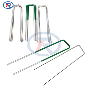 Clous en U galvanisés, piquets métalliques pour gazon - Product Image 5