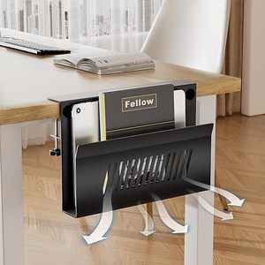 Organisateur de rangement sous le bureau Pince sur le côté du bureau Rangement suspendu <span class=keywords><strong>Support</strong></span> de gestion des câbles de bureau <span class=keywords><strong>Support</strong></span> pour ordinateur portable sous le bureau - Product Image 4