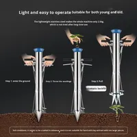 Planteuse de semis de piment entièrement automatique, transplanteur de légumes, machine à planter des pastèques, outil de plantation de maïs, outils agricoles