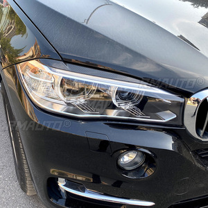 Auto <b>Head</b> Light Lamp Eyelids Eyebrow Headlight Decoration Car <b>Styling</b> Trim for BMW X5 X6 F15 F16 2014-2018 Car Accessories - Product Image 5
