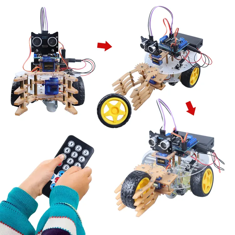 Factory Open Source DIY Smart Robot Arm Kit Mechanical Claw Robotic Starter Kit C/C++ Programming STEM Robot Kit For Arduinos