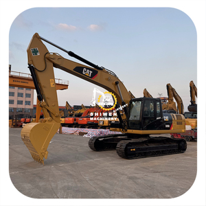 Excavatrice Caterpillar 326D2 d'occasion d'origine japonaise pour moteur C7.1 ACERT, pompe hydraulique, 26 TONNES en stock - Product Image 1