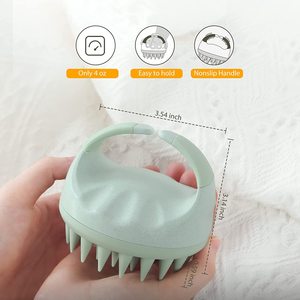 Peigne de Massage en Silicone pour la Tête <span class=keywords><strong>du</strong></span> Corps et <span class=keywords><strong>du</strong></span> Cuir Chevelu, Shampooing, Lavage des Cheveux, Douche, Bain, <span class=keywords><strong>Spa</strong></span>, Minceur - Product Image 4