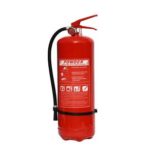 6kg 8kg 9kg Powder Fire Extinguisher Extintor With Heavy Duty Bracket