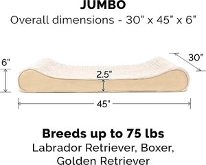HaChong Cream Jumbo XL Tumbona para gatos y perros Rectángulo de felpa Luxe Cama ortopédica Cubierta extraíble Fácil de limpiar para uso en interiores/exteriores - Product Image 6