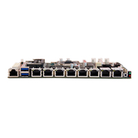 Placa Base Zeroone B150 para Mini PC de Escritorio, 9 LAN, 64G DDR4 RAM, 1151 RJ45, 1 Puerto PCIEX8, Puertos Firewall, 1Com