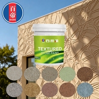 Pintura para Paredes Impermeable Resistente a los Rayos UV con Textura de Piedra para Paredes Exteriores