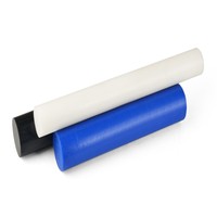 Barre ronde de haute précision, plastique technique personnalisé, feuille de nylon PA6 / Pa66 de couleur personnalisée, tige en nylon pour pièces industrielles