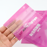 Sachet en plastique pour échantillon cosmétique Mini sac d'emballage plat personnalisé à 3 joints latéraux pour petites entreprises