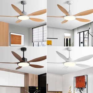 <b>Ceiling</b> <b>Fan</b> Light With Led Fixed Blade For Living Room And Study 15-30 Sqm 25000 Hours Lifespan - Product Image 1