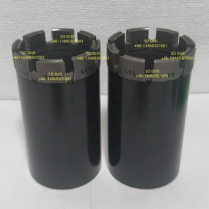 Forets à noyau en diamant synthétique <span class=keywords><strong>BQTT</strong></span> Hard Rock BQ3 à triple tube forgé pour l'équipement de forage de puits - Product Image 2