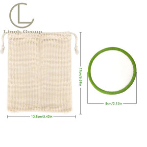 Discos Desmaquillantes Reutilizables de Bambú y Algodón Orgánico <span class=keywords><strong>Biogreen</strong></span>, Suministro Directo a Bajo Precio - Product Image 5