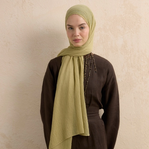 High Quality Ethnic Style Modal Crinkle Hijab Geometric Print Lightweight Rayon Scarf <b>for</b> Daily <b>Wear</b> Beach <b>Travel</b> Designed <b>for</b> - Product Image 2