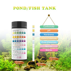 Bandelettes de test d'eau d'aquarium de poissons tropicaux d'aquarium de poissons 7 en 1 pour l'eau douce - Product Image 2