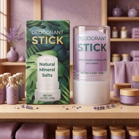 Individuelles Private Label 100% Natürlicher Reiner Salz-Alaun-Kristallstein Alaun-Antitranspirant-Stick Deodorant Antitranspirant-Stick Kristall