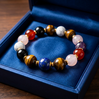 Perle NFC personnalisée de haute qualité en pierre précieuse, perle de jade de 12 mm à grand trou pour bracelet NFC intelligent, bijoux technologiques portables, DIY