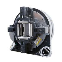 Mandrin principal de précision à trou carré à course complète mandrin laser rotatif à 4 mâchoires pour mandrin de coupe-tube Machine de découpe de tube laser