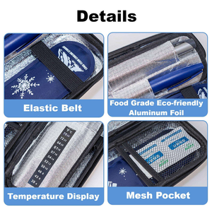 Compresa de Gel Reutilizable de Tela Suave, Fría y Caliente, para Alivio del Dolor y Enfriamiento de Insulina para Diabéticos, Tamaño Personalizable - Product Image 6