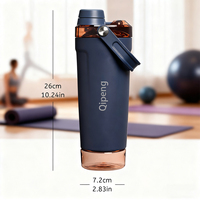 Nouvel arrivage de bouteilles d'eau en acier inoxydable 20oz à double paroi métallique gobelet isolé pour la salle de sport avec niveau de stockage