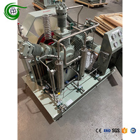 Compresor industrial sin aceite de 30KW Entrada de pistón de gas de óxido de carbono CO de bajo mantenimiento Salida de 0.05Bar Flujo de 25Bar 120Nm3/H