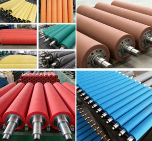 Rouleau en silicone pour machines de découpe de verre, résistant à la chaleur et à l'usure, dureté 60-95 Shore A - Product Image 6