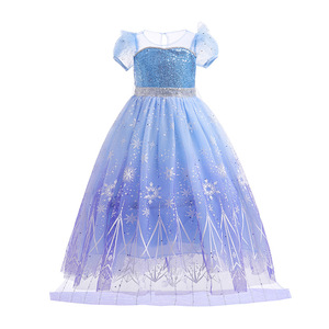 Hot Girls TV & Movie Costume Fille Elsa Anna Aurora <span class=keywords><strong>Petite</strong></span> <span class=keywords><strong>Sirène</strong></span> Moana Sofia Belle Raiponce Jasmine Halloween Carnaval Robe - Product Image 2