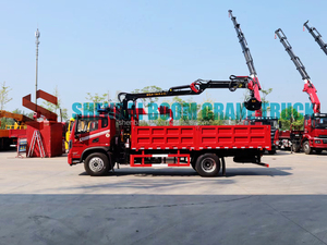 <span class=keywords><strong>Camion</strong></span> de <span class=keywords><strong>camion</strong></span> à <span class=keywords><strong>benne</strong></span> basculante de Dongfeng 4x2 avec la <span class=keywords><strong>grue</strong></span> mobile de chargeur de 8 tonnes grues de boom d'articulation grues hydrauliques de chargeur - Product Image 2