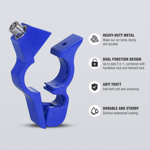Bloqueo de manillar para vehículos eléctricos, de plástico azul, con dial mecánico, para freno y acelerador de scooter, antirrobo, mejora y adaptación - Product Image 5