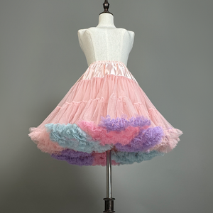 Jupe évasée <span class=keywords><strong>rose</strong></span> de luxe pour femmes robe de ballet Tutu <span class=keywords><strong>en</strong></span> <span class=keywords><strong>Tulle</strong></span> gonflé avec sous-jupe à volants adultes Tully Mini jupe <span class=keywords><strong>jupon</strong></span> - Product Image 1