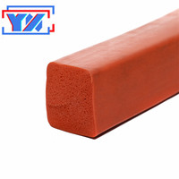 Joint en caoutchouc extrudé en silicone mousse à cellules fermées
