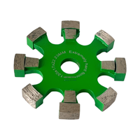 Disque à rainurer professionnel en diamant à rainure en F, soudé au laser, pour la réparation de joints de béton dur et le rainurage des sols, OEM