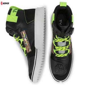 SCOYCO <span class=keywords><strong>รองเท้า</strong></span>ขี่จักรยานสีดำสำหรับผู้ชาย<span class=keywords><strong>รองเท้า</strong></span>ขี่มอเตอร์ไซค์ - Product Image 3