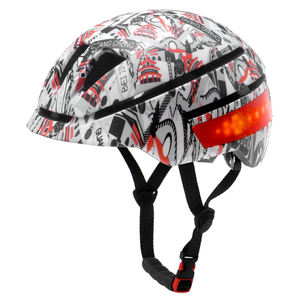 <span class=keywords><strong>Casco</strong></span> de <span class=keywords><strong>bicicleta</strong></span> inteligente con iluminación LED y luz trasera integrada, urbano, para hombre y <span class=keywords><strong>mujer</strong></span>, versión mejorada - Product Image 2
