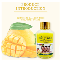 Sérum éclaircissant extra-blanchissant à la vitamine C biologique Mango White, multivitamines, rajeunissant en 3 jours, anti-acné, anti-allergique, blanchissant