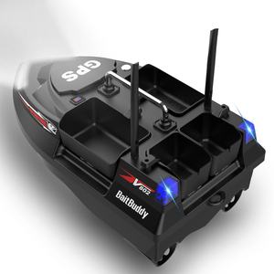Nouvelle Arrivée OEM V802pro <span class=keywords><strong>Bateau</strong></span> Télécommandé de Pêche à la Carpe avec 160 Positions GPS, Portée 500m, 4 Bacs, Pilote Automatique et Sonar Détecteur de Poissons - Product Image 4