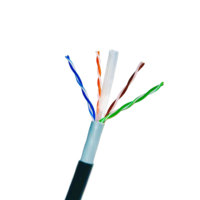 Prix usine câble extérieur cat6 sftp avec fil 23awg câble réseau cat6 extérieur 1000ft tambour de cuivre