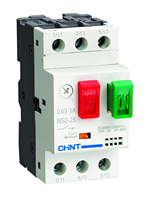 Démarreur manuel triphasé Chint NS2-32, protection industrielle contre les surcharges thermiques, les courts-circuits et les pannes de phase, 100 kA