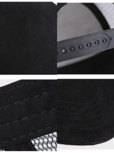 Gorra de Camionero Personalizada de Gamuza con Bordado Tridimensional 3D, con Logotipo Retro en Parche - Product Image 5