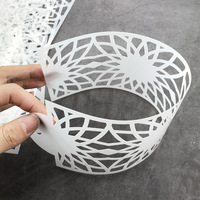 Accessoires de Décoration de Desserts pour Cookies et Fondants, Moule à Gâteau, Pochoirs et Gabarits de Cuisson en Maille à Bordure Fleurie pour Pulvérisation