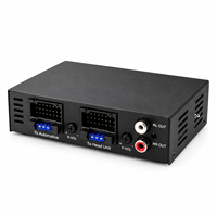 Amplificateur de puissance audio pour voiture 4 canaux classe AB 4 ohms avec DSP, système audio de voiture Plug and Play, mise à niveau du système sonore