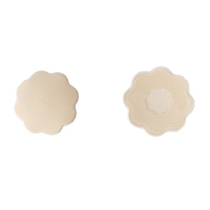 Sexy lencería Sexy pequeña flor Tipo Adhesivo Bra chica pegajosa de silicona Invisible pezón cubierta - Product Image 2