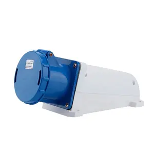 Hochwertige 63Amp Industrial IP67 220-250V 3-polige wasserdichte Steckdose für Geräte maschine